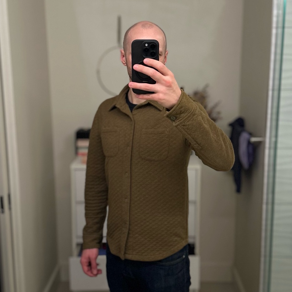 Goodfellow waffle button up